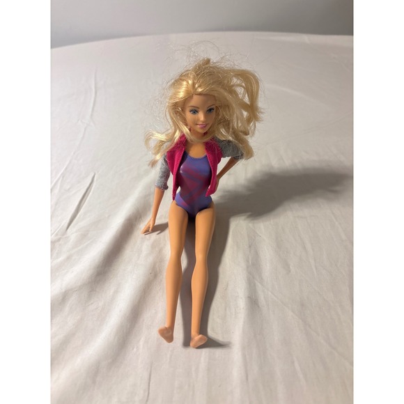 Mattel Other - Mattel Barbie Fashion Doll Girls One Size Purple Pink Good Athletic Bodysuit